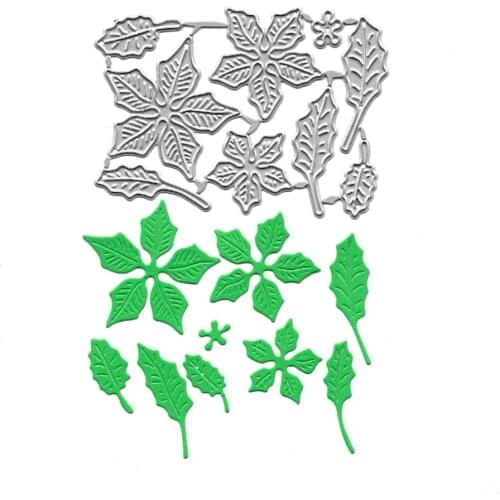 Leaves Set Metal Cutting Dies Stencil for Scrapbooking Photo Album Cards Making Embossing Die Template Handmade Recycled Craft