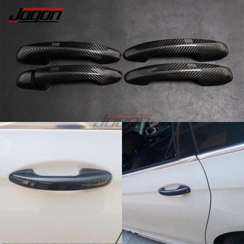 Real Carbon Fiber For Benz A B CLA GLA W177 W247 C118 H247 A180 A200 B180 B200 CLA200 GLA220 2020+ Car Side Door Handle Cover
