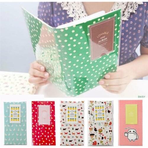 Newest Arrivals Lovely Signs Friend Memory Fashion 84 Pockets Album Storage Case For Polaroid Mini Film Size Photo Album