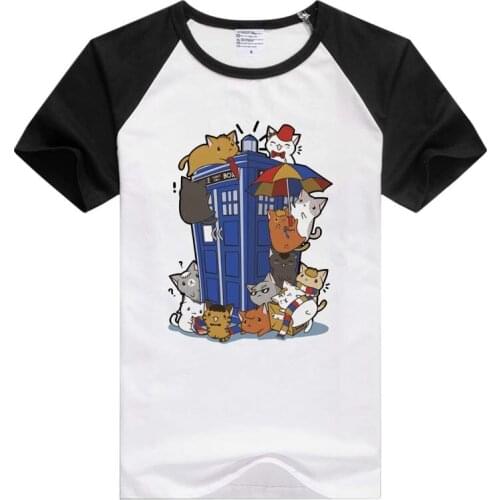 Doctor Who Kitten Who short sleeve casual Men Women T-shirt Tshirt Tops funny GA786