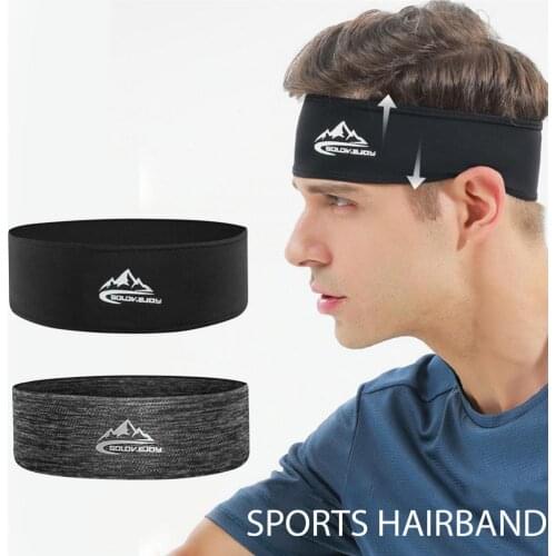 1pc Women / Men Headband Sports Yoga Fitness Stretch Sweat Sweatband Hair Band Elasticity Headband Headwear Sports Safety Bands