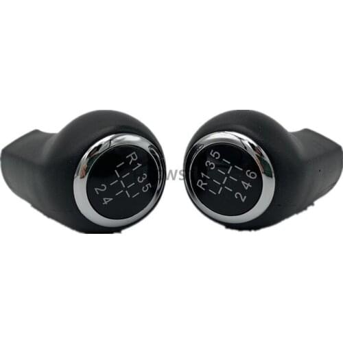 Car Gear Shift Knob 5 6 Speed Gear Stick Shift Knob Lever Chrome For VAUXHALL For OPEL ASTRA H III MK5 CORSA D ZAFIRA B