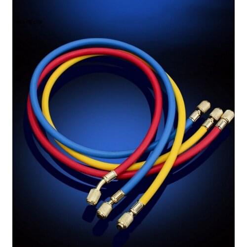 3pcs Hoses R410a R22 R134a R12 Air Conditioner Refrigerant Charging Hose for For Testo 550 Car Auto A/C Refrigeration System