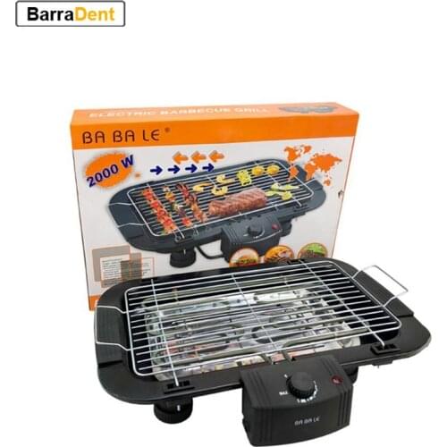 2000W Smokeless Electric Pan Grill BBQ Stove Non-Stick Griddle Meat Kebab Roaster Barbecue Portable Hotplate For Home Outdoor