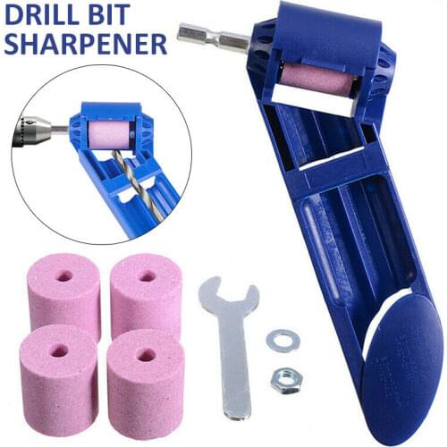 2-12.5mm Drill Bit Sharpener Portable Corundum Grinding Wheel Tool Corundum Resisting Drill Polishing Grinder Wheel Tool