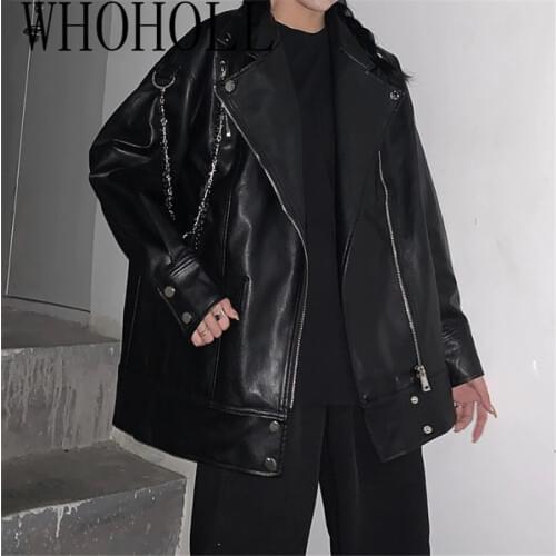 Женские зимние кожаные куртки WHOHOLL China At AliExpress