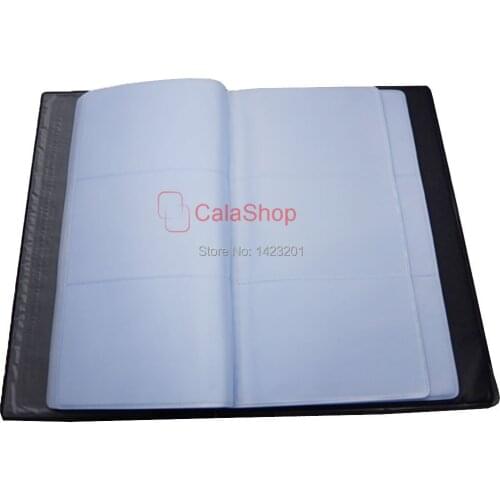 1 Pcs / Lot 300 Cards Leather Name Card Credit Card Business Journal Holder Book Classical Practical Black