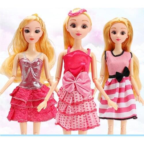 30CM Dolls Accessories Clothes For BJD Toy Fashion Cute Dress Various Style Princess Skirt Dress Up Colorful Fashionable cloth