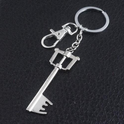 Game Kingdom Hearts Sora Keyblade Alloy Key Chains Keychain Keyfob Keyring Key Chain Accessories Gift