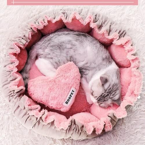 Pet Dog Breathable Solid Bed Mechanical Wash Cute Collapsible Four Seasons Universal Mat for Dogs Cats DB726