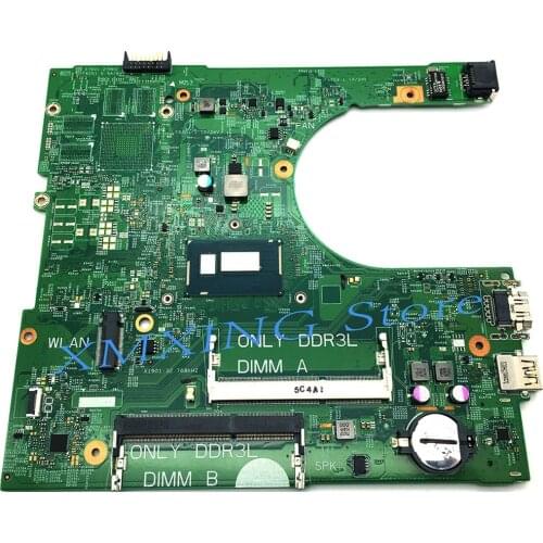 FULCOL For DELL Inspiron 3458 3558 Laptop Motherboard I3-4005U CPU CN-0PX1X6 0PX1X6 PX1X6 Tested 100% work