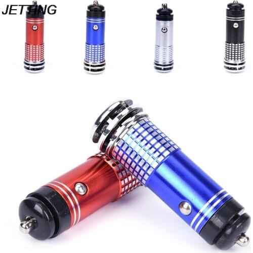 Hot 1pcs Car Air Purifier Ionizer 12V Negative Ions Air Cleaner Air Purifier Car Remove Smoke Eliminator For Car Home Office