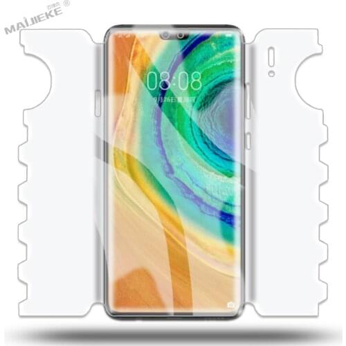 Soft TPU Full Screen Hydrogel Film For Huawei Mate 40 Pro+ 30 P40 P30 Pro Honor 50 30 V40 Sides Cover Nano Screen Protector