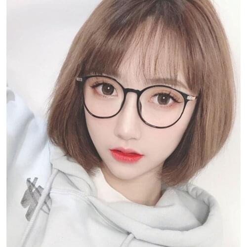 New Women Anti-blue Light Eyeglasses Vintage Fashion Square Glasses Frame Men Vintage Eye Glasses Optics Myopia Computer