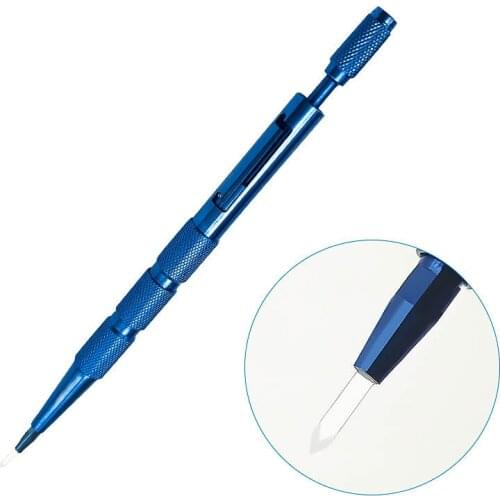 Ophthalmic Straight double lancet Sapphire Keratome blades Ophthalmic knife