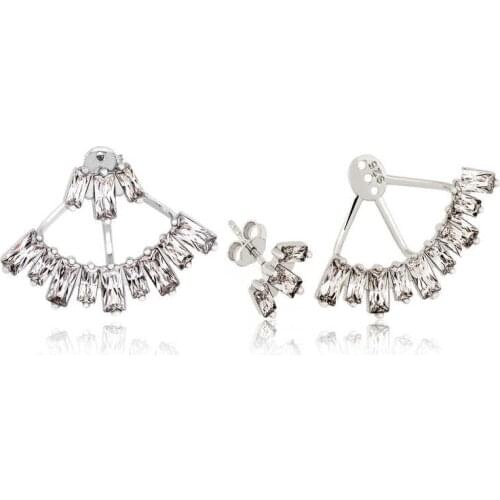 Original 925 Sterling Silver White Rocky Magic Earring , Quality products , Flashy Designs , Hundreds of kinds of earrings