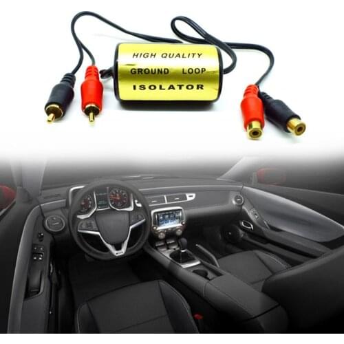 RCA Noise Filter Suppressor Ground Loop Isolator For Car And Home Stereo