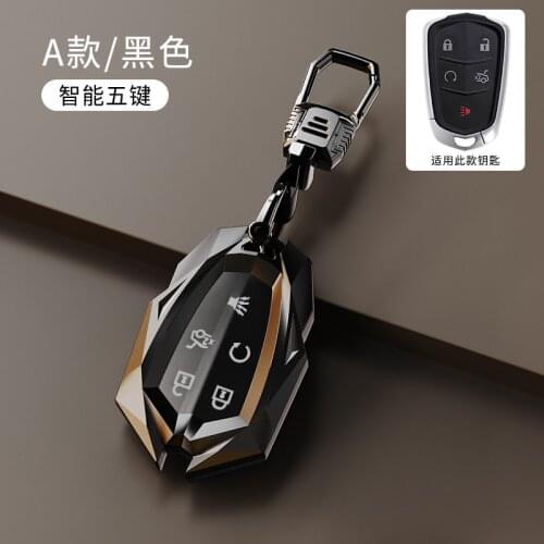 TPU Car Key Cover Case For Cadillac Escalade CTS XTS ATS ATS-L XLS SRX 2015 4/5/6 Button 28T CTS-V XT5 CT6 Protect Shell