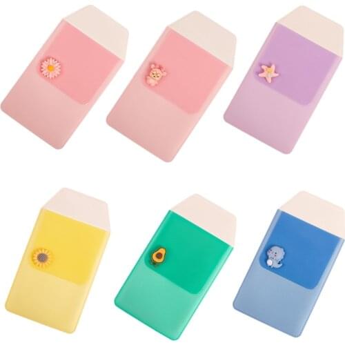 All-in-one Thicker PVC Pen Pocket Pencil Pouch Ink Pen Case Stationery Bag Leak-proof Protective Sleeve for Nurse Dropship