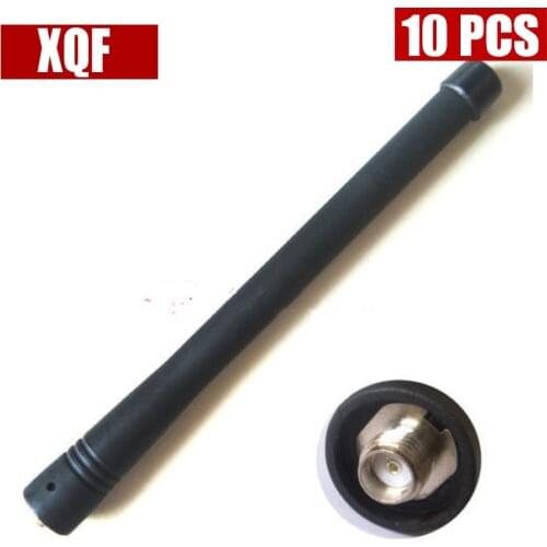 XQF 10PCS SMA-F VHF Antenna For Kenwood TK-272G 280 290 Two Way Radio