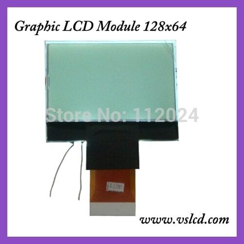 Cog lcd module 128x64 with NT7532 Driver, FSTN white backlight 6800/8080 series or Serial Interface