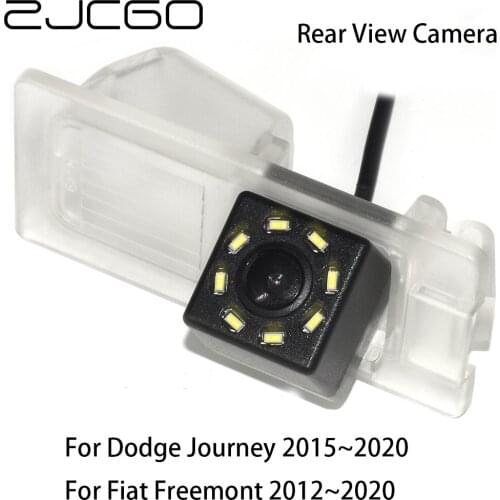 ZJCGO HD CCD Car Rear View Reverse Back Up Parking Night Vision Waterproof Camera for Dodge Journey for Fiat Freemont 2012~2020