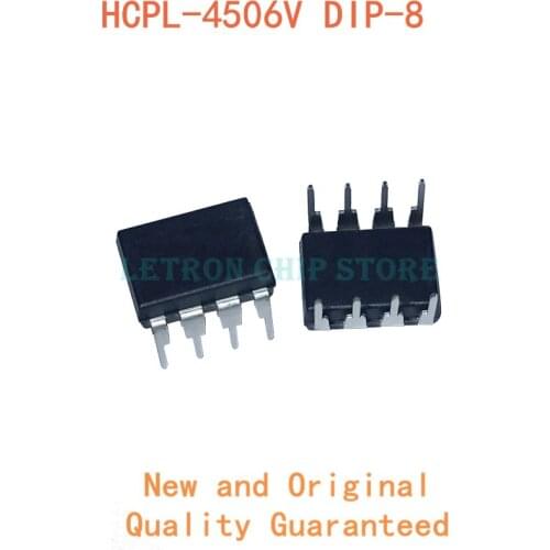 10PCS HCPL-4506V DIP8 HCPL4506V DIP-8 A4506V DIP new and original IC Chipset