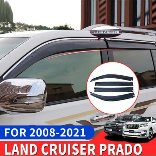 03-20 Toyota Prado Window Deflectors Land Cruiser Original Factory Side Window Deflector 18 Land Patrol Modification Accessories