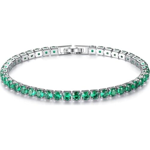 2021 Trend Round Cubic Zirconia Bracelets on Hand Women Men Wedding Jewelry for Gift