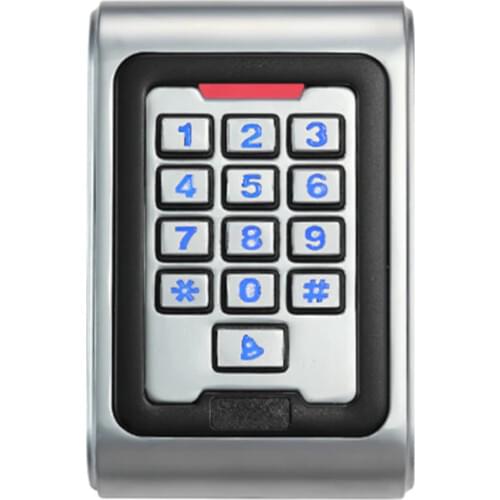 Standalone Keypad Access Control Metal Case Keypad Security Entry Door Reader RFID 125Khz EM Card