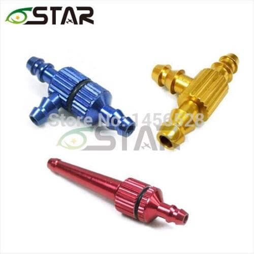 Free Shipping High quality Fuel Pipe Y-Jioners T Fuel line Fuel Filter filling nozzle Gasoline glow gas methanol fuel joiner