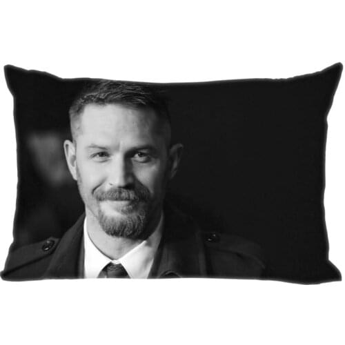 Big Size Tom Hardy Pillowcase Home Wedding Decorative Pillow Cover Rectangle Zipper Pillow Cases Satin Fabric A12.21
