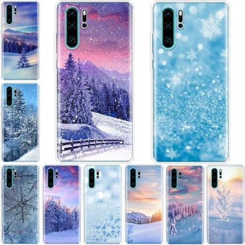 Landscape Winter Light Snow Luxury Phone Case For Huawei Honor 20 10 9 9X 8A 8S 8X 7X 7A Lite Pro 10I20I Y5 Y6 Y7 Y8 Y9 V20 V30