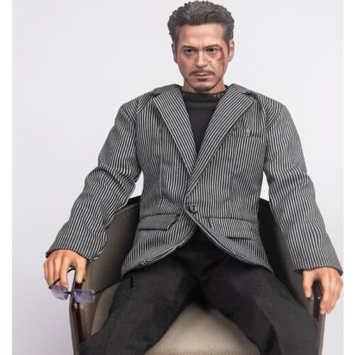 TYM098 1/6 Scale male clothes Tony Suit Trendy For Handsome Man 12" Soldier DIY Doll TBLeague PH doll Costume In Stock