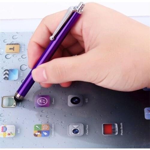 2in1 Capacitive Pen Touch Screen Drawing Pen Stylus Digitizer Replacement Pen Touch Head for iPhone iPad Tablet PC Smart Phone