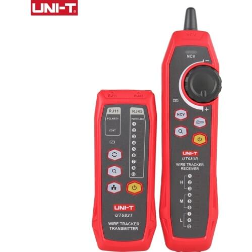 UNI-T UT683KIT Network Tracer Cable Tester Profesional RJ45 RJ11 Continuity Test Wire NCV 60V DC Voltage Link Telephone