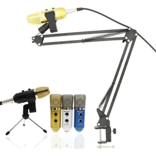 USB Condenser Microphone USB Podcast Microphone Built-In Monitor and Echo Effect for Vlog, YouTube Live Streaming, Gaming