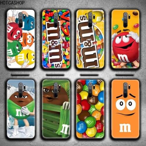 M&Ms Candy Chocolate Phone Case for Redmi 9A 8A 7 6 6A Note 9 8 8T Pro Max Redmi 9 K20 K30 Pro