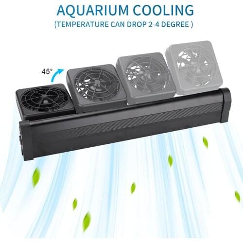 Aquarium chiller water cooler hailea chiller Fish tank cooling Aquarium fan Two-speed adjustable wind speed 1 to 6 heads