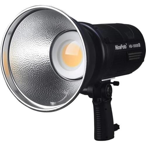 Nicefoto HB-1000BII Handheld Daylight Cob Bowens Mount Led Video Light With App Bluetooth Control Battery Charger Color Filters