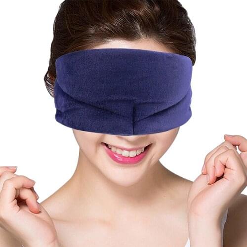 Adjustable Lavender Travel Sleeping Eye Mask EyeShade Bandage For Sleep Eyepatch Blindfolds Eyeshade Shading Eye Cover 3 Colors