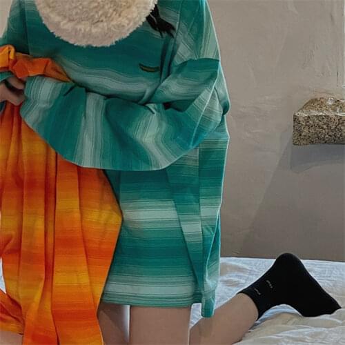 Женские полосатые футболки STSVZORR China At AliExpress