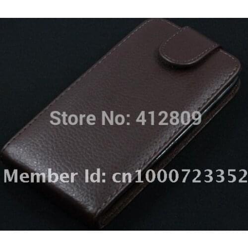 Chinapost Free Brown Lichee Pattern PU Leather Flip Case Cover Pouch For Samsung Galaxy S3 I9300