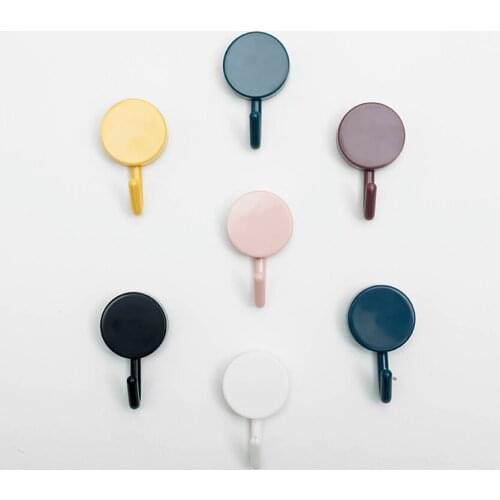 1Pcs Strong non-marking Hook Kitchen Bathroom Hook Self-adhesive Kitchen Hook Household Wall Hanging Door Hook Multifunctional