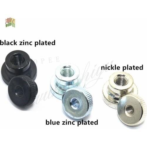 2-5Pc DIN466-B GB806 M3 M4 M5 M6 M8 M10Galvanized Knurled Thumb Nut Iinstrument Hand Tighten Nut 3D Printers Parts Curtain Wall