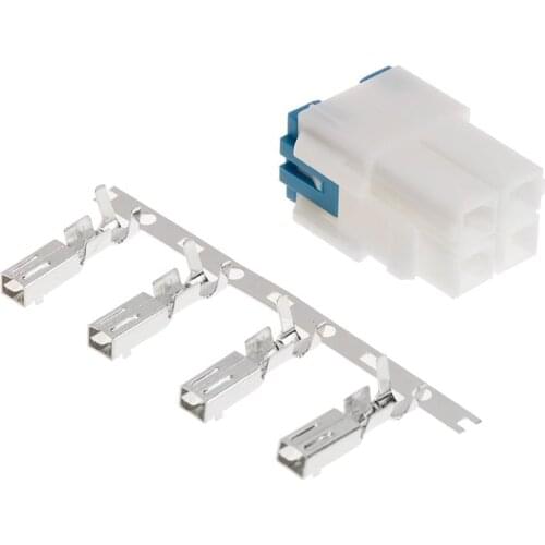 4 Pin Short Wave Radio Power Supply Socket Cable Cord Connector for ICOM IC-7000 IC-7600 FT-450 TS-480