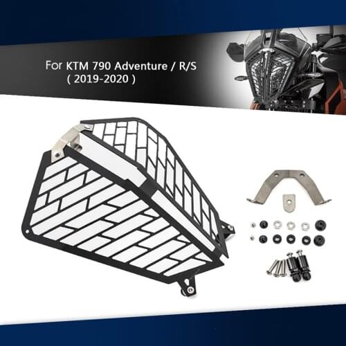 Motorcycle Accessories Headlight Protection Guard Cover FOR 790 Adventure / R ADV Aluminum