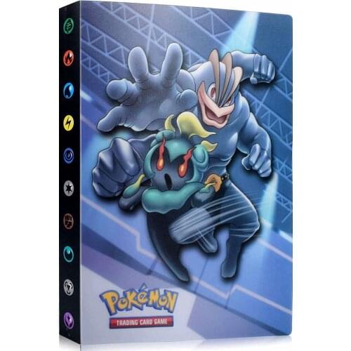 240Pcs Pokemon Cards Album Book Anime Game Trade Card Cool Collectors Binder Holder Folder Top Loaded List Toy Gift For Children