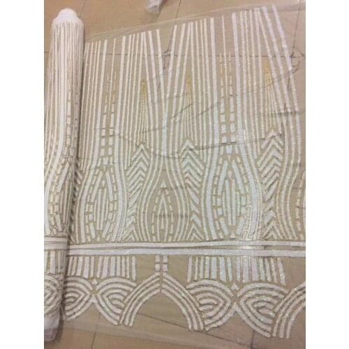 Z-han52021 on sale embroidery lace for evening dress special hand print glued glitter lace fabric