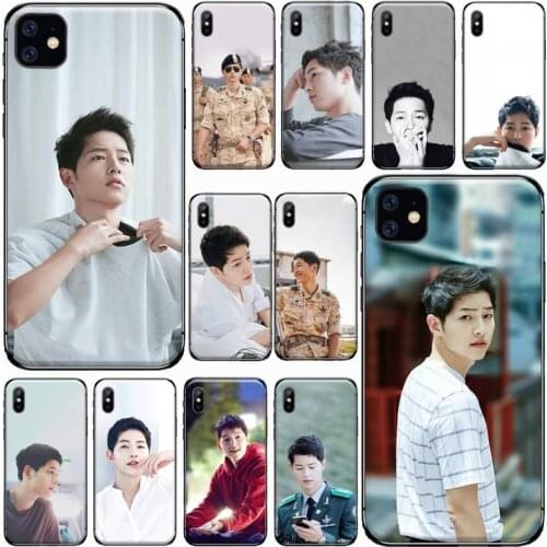 Song Joong Ki Korean actor Phone Case for iPhone 11 12 pro XS MAX 8 7 6 6S Plus X 5S SE 2020 XR shell funda coque